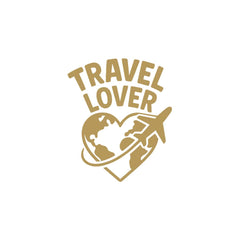 zaqiz Travel Lover Sticker – Explore the World with Heart