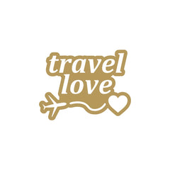 zaqiz Travel Love Sticker – Wanderlust in Style