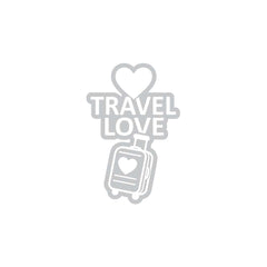 zaqiz Travel Love Sticker – Journey with Heart
