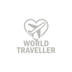 zaqiz World Traveller Sticker – Fly with Passion
