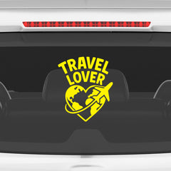 zaqiz Travel Lover Sticker – Explore the World with Heart