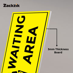 Waiting Room Sign Board – Clear Text Display
