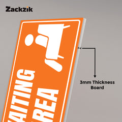 Vinyl Waiting Room Board – Easy to Mount Design
