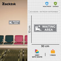 Professional Waiting Room Nameplate – Sleek Finish