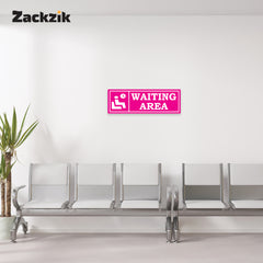 Indoor Waiting Room Sign – Readable from Distance