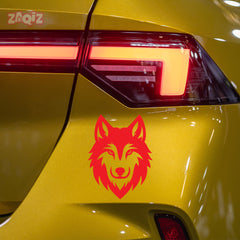 Alpha Wolf Decal for Road Safety