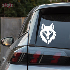Fierce Wolf Design Sticker for Vehicles