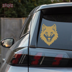 Wild Spirit Wolf Sticker for Adventure Seekers