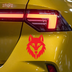Fierce Wolf Design Sticker for Vehicles