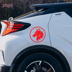 Mystical Wolf Design for Car Windows