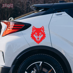 Wild Spirit Wolf Sticker for Adventure Seekers