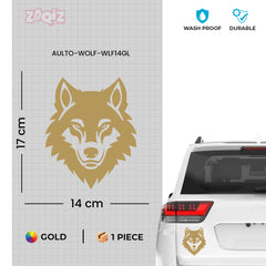Wild Spirit Wolf Sticker for Adventure Seekers