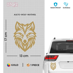 Majestic Wolf Design for Car Windows