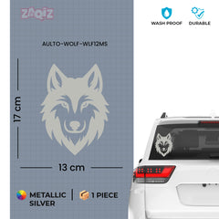 Alpha Wolf Decal for Road Safety
