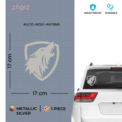 Fearless Wolf Badge for Vehicle Owners